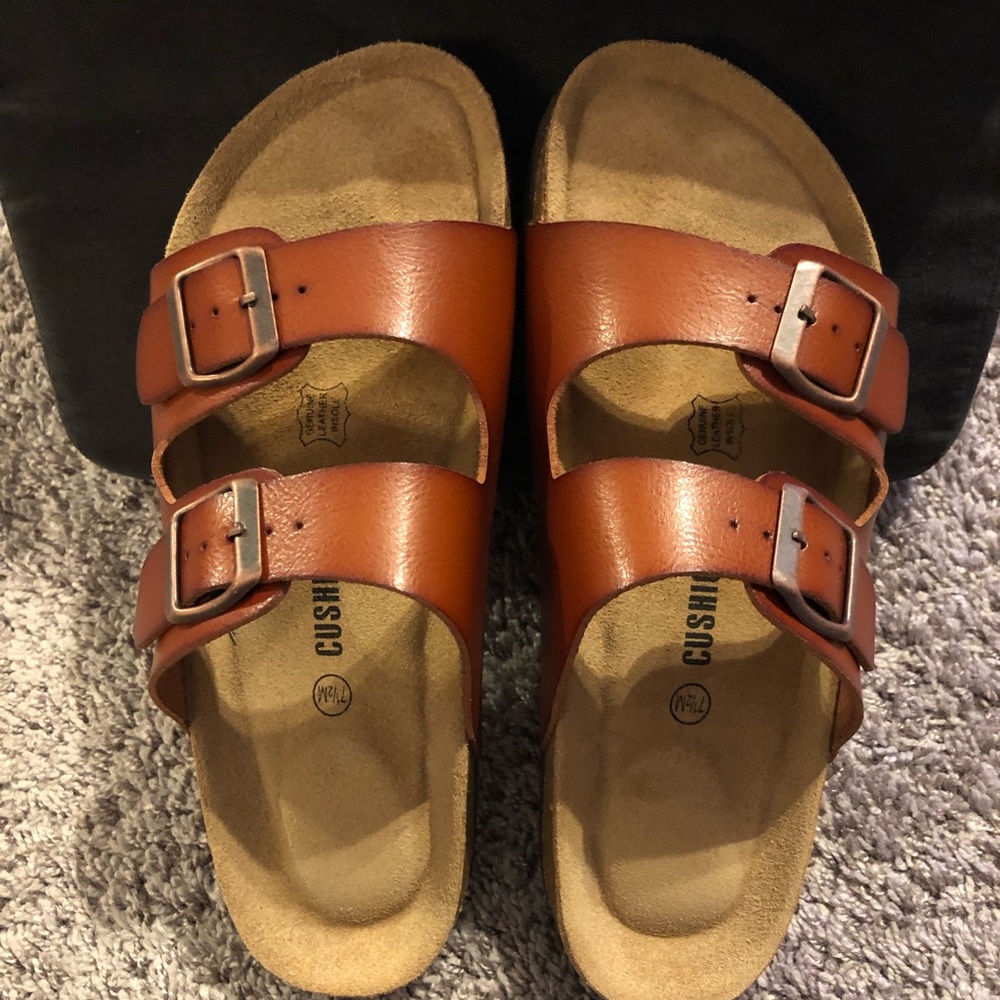 Double strap slide sandals, Open to Offers